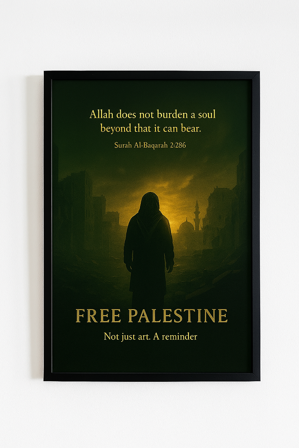 Inspirational Posters, Free Palestine Art, Wall Decor, Motivational Prints, Islamic Home Decor, Thought-Provoking Wall Art